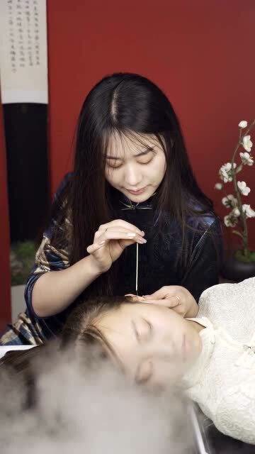 美女专业采耳,今天来了位汉服小姐姐