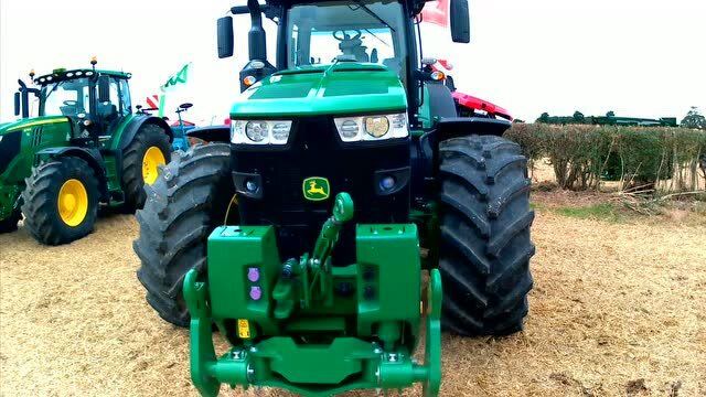 太帅了 新约翰迪尔8400r 9.0升6缸柴油拖拉机(400马力)