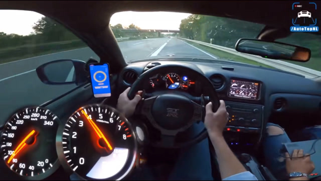 神车gtr 开上德国高速什么感觉!