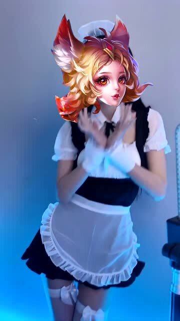 峡谷正能量:妲己穿上女仆装是什么体验