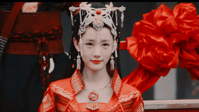 骊歌行:傅柔身披红色嫁衣美艳动人,盛楚慕满眼宠溺全是爱