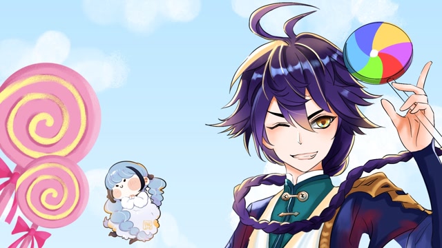 【每日一画】白月初为告白计划,准备了定情信物棒棒糖!