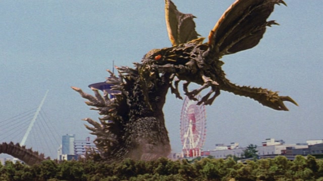 蚊子吸食哥斯拉血液,变异成巨蚊怪兽,将哥斯拉狠狠虐了一顿