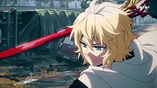 终结的炽天使02 02米迦:一见面就给我一刀?