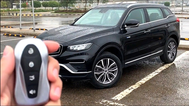 高清实拍2021款吉利博越pro,按下钥匙霸气开始,12万起太帅了