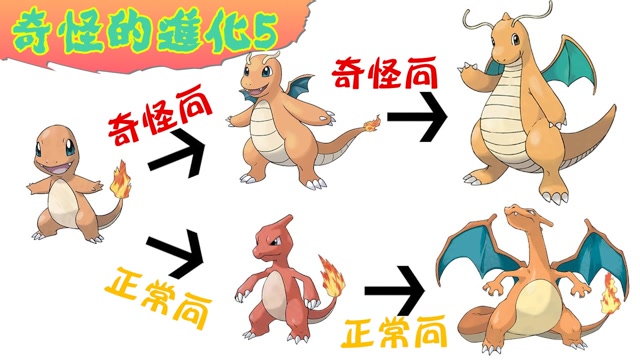 神奇宝贝:奇怪的进化第五弹,小火龙"进化"快龙太好玩