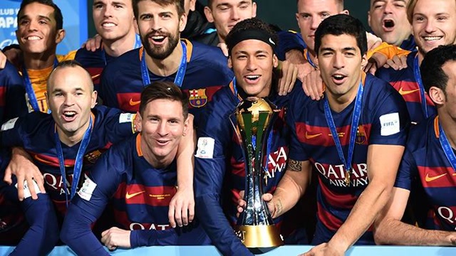 五年前的今日巴萨夺得世俱杯冠军