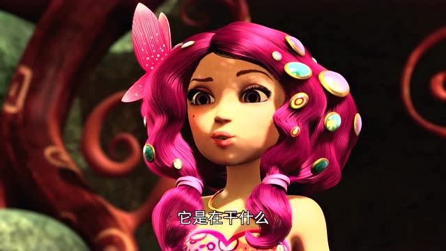 米雅的精灵王国:小金角刨地刨出了植物