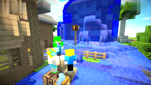 我的世界minecraft:als冰桶挑战 欢乐搞笑短片