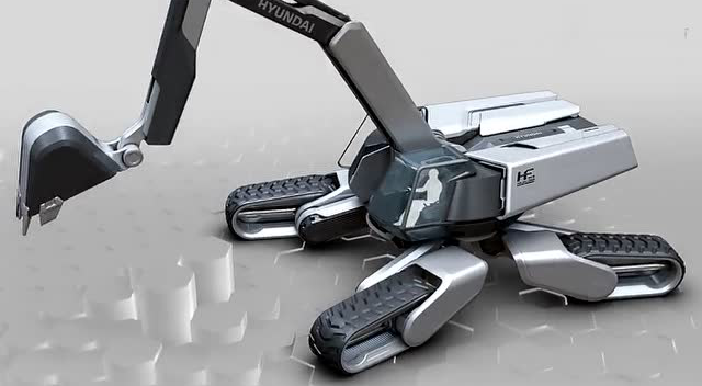 黑科技!未来全地形挖掘机,无所不能!