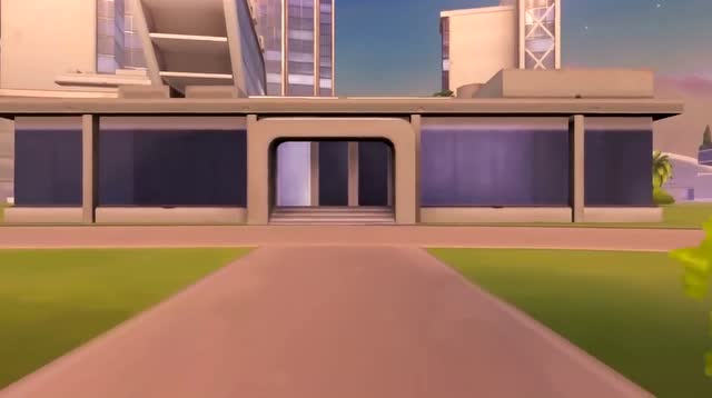 守望先锋ow风景 绿洲城 一座沙漠中的科技之城