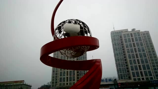 新安江广场清晨掠影,家乡美你知道多少?