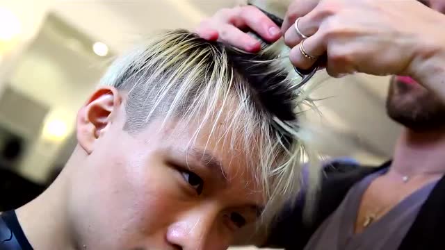 slicked back undercut,时尚男士发型首选