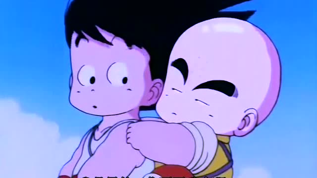 小时候悟空和克林最有趣的一段话,很有意味