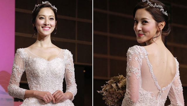 陈凯琳穿婚纱走秀 称已认定郑嘉颖盼两年内完婚