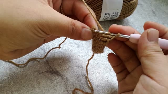 基础针法-中长针 长针 长长针 3卷长针