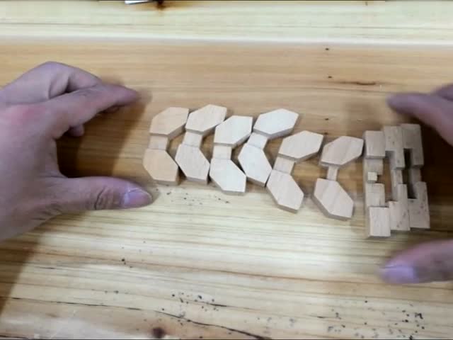 梅花锁 教程 鲁班锁