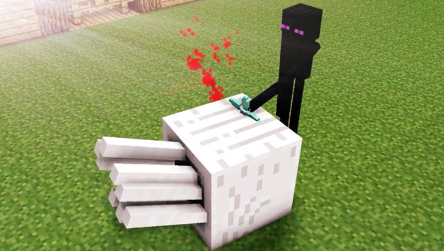 我的世界 指尖陀螺竞技赛,苦力怕原地爆炸,小黑放屁战胜恶魂