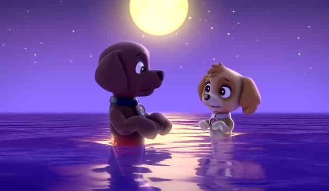 汪队立大功:人鱼狗寻求汪汪队帮助,天天潜入水中查看情况