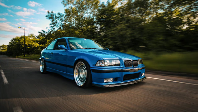 德国绅士宝马e63 改装深凹轮毂秀低趴