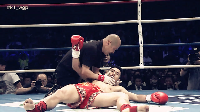 刚刚,魏锐遭日本最强拳手ko,k-1金腰带被剥夺!