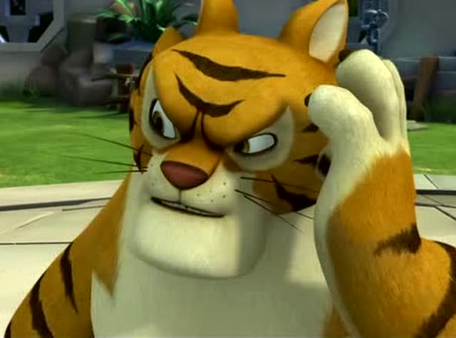 熊出没:熊大熊二谢谢虎子帮他们赶走光头强