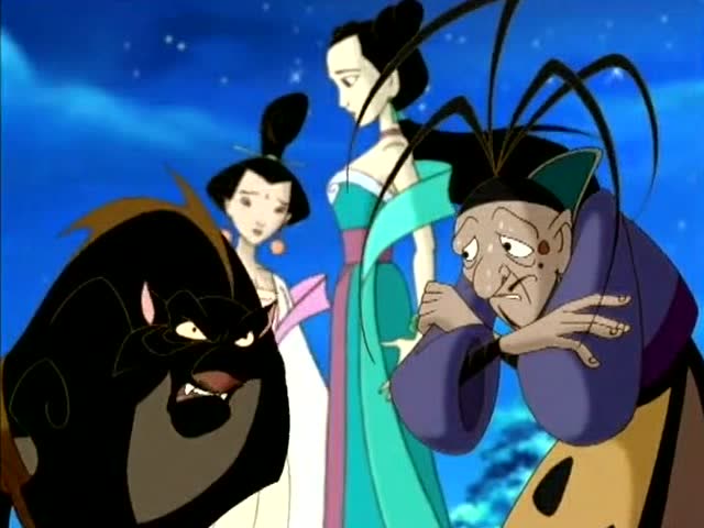 哪吒传奇:云霄碧宵被申公豹利用抓了杨戬,杨戬聪明机智得以脱险