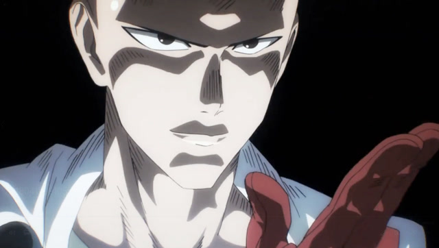 埼玉老师在杰瑞斯的面前装酷,连自己都羞耻的低下了头.