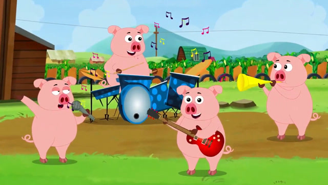 粉红小猪乐队图片
