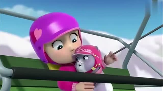 汪汪队立大功,丽丽困在游览车上了,最后用这个办法把他们救下