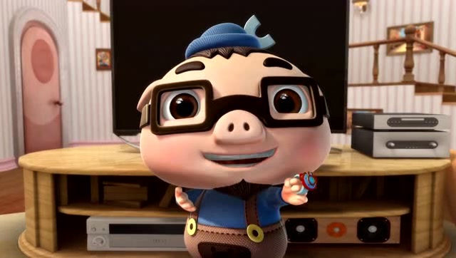 猪猪侠 迷糊博士让大家尝试新的五灵锁都跑掉了遇到了小兔子