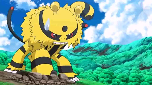 口袋妖怪,感觉这只电击魔兽好强啊,估计皮卡丘都不是它对手吧?