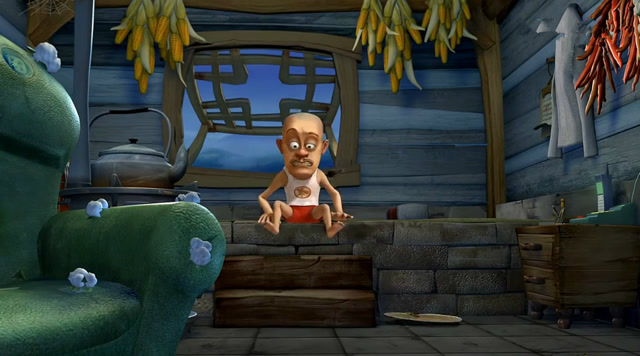 熊出没光头强的家里的沙发被人弄坏了是熊熊干的么