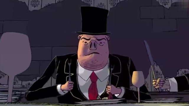 讽刺动画短片《少数人的晚餐》,隐喻深刻值得思考