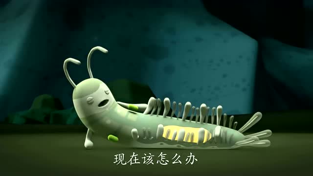 投弹虫已经游不动了