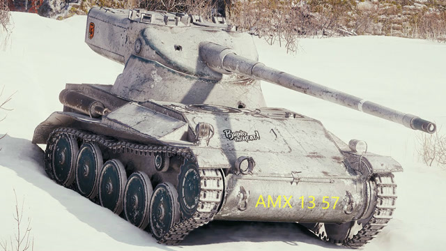 坦克世界 amx 13 57 - 4杀 - 4.4千输出 fhd 60fps