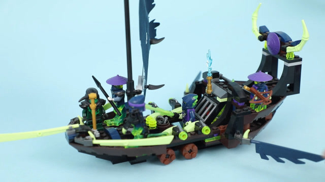 乐高幻影忍者传说幽灵船地狱岛积木故事亲子早教互动益智