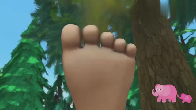 熊出没光头强的脚真臭,吉吉都被熏晕了