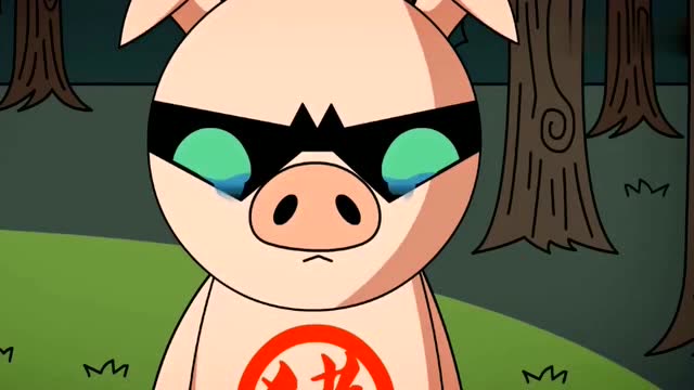 《禽兽超人》猪宝宝把否爸说哭了,自己也感动落泪,否否变鸡过来安慰