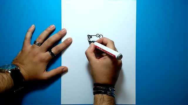 幼儿趣味简笔画 画一只在哈气的小狗狗 表情真逗