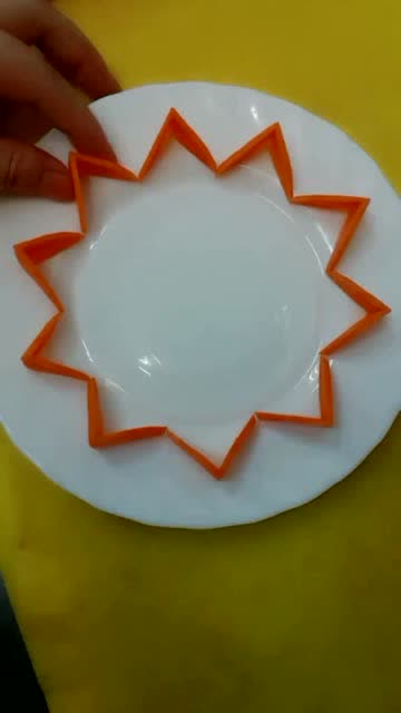 日常摆盘:胡萝卜和黄瓜,这样摆,看着都有食欲!