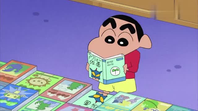 蜡笔小新:书店头号黑名单小新来了,看个书都有人在旁监视!