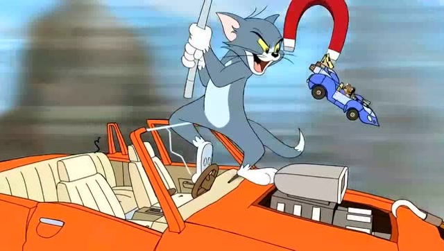 猫和老鼠:在悬崖边上赛车,好刺激啊!