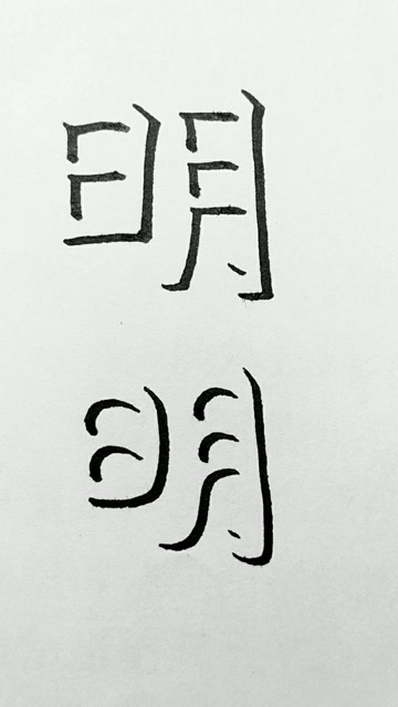 哪一种立体明字更好看呐?让我看看有多少小可爱名字带明