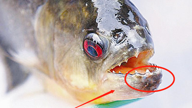 食人鱼的牙齿究竟有多锋利?老外亲测,看钢丝的下场就知道了!