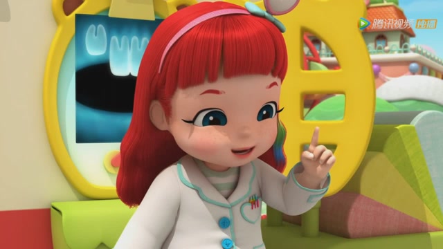 《彩虹宝宝》妞妞长新牙了呢!妞妞长大了呢!