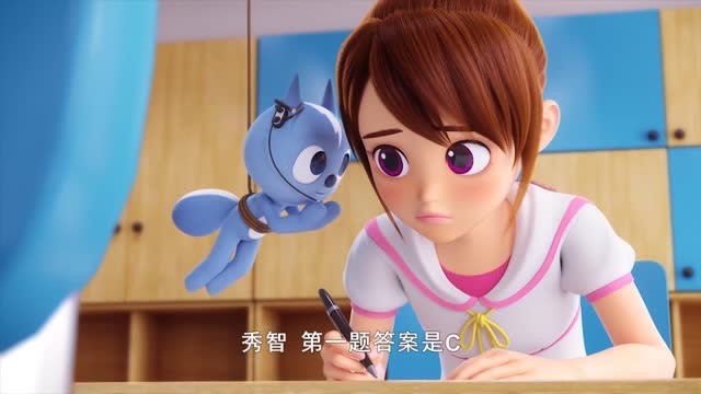迷你特工队x:秀智一到考试就发晕,一道题都不会!