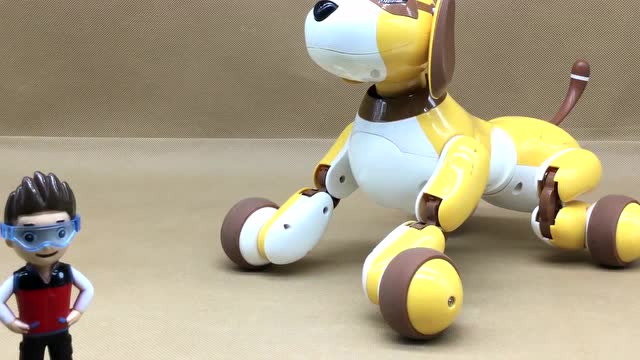 莱德队长的新狗狗 旺仔小六智能机器狗 新一代ai宠物狗
