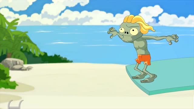 植物大战僵尸搞笑动画:游泳课