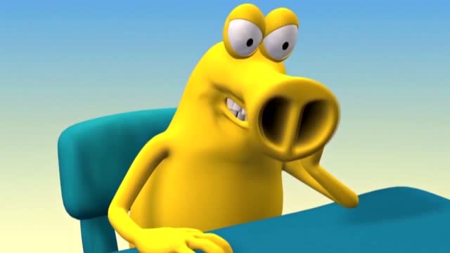 搞笑长鼻怪: 替身娃娃,开心小动画